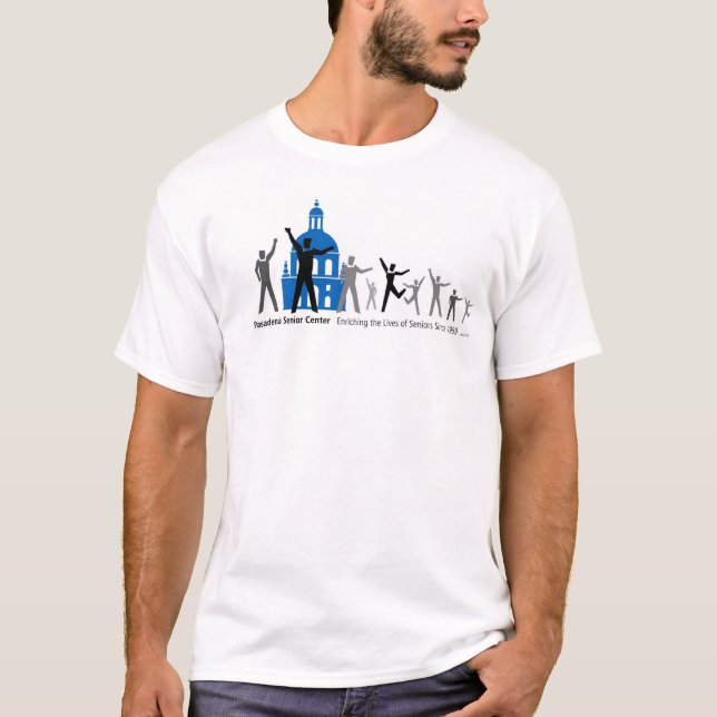 Den Pasadena pensionären centrerar T-tröja beklär T Shirt (Framsida)