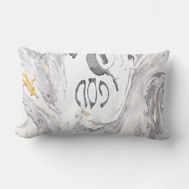 Den påskhögtidPesach rektangeln kudder Lumbarkudde (Framsida)