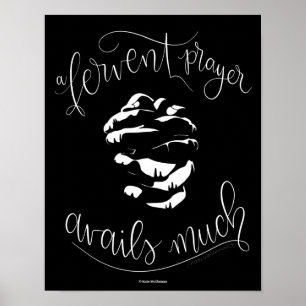 Den passionerade bönen varar till nytta mycket - poster