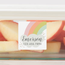 Den pastellfärgade regnbågen lurar den waterproof