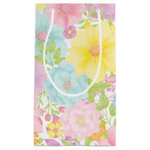 Den pastellfärgade vattenfärggåvan hänger lös