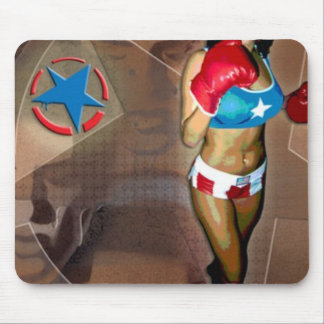 Den patriotiska musen vadderar musmatta