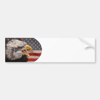 Den patriotiska örnen avbildar bildekalet bildekal
