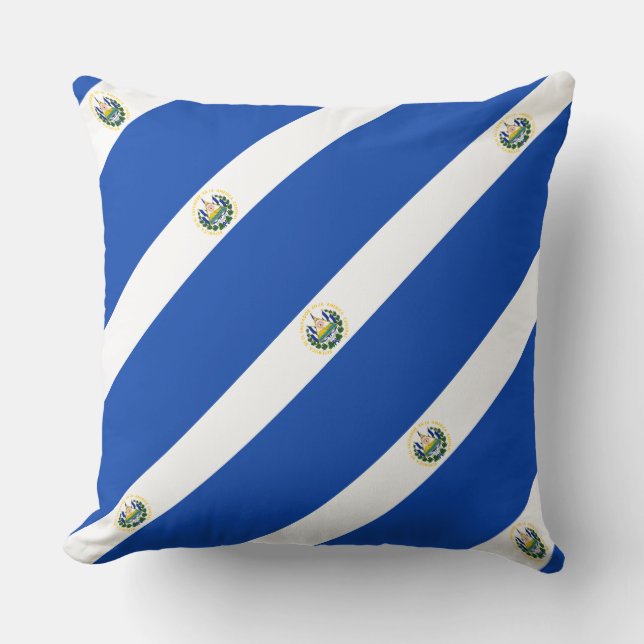Den Paul McGehee "El Salvador flagga" kudder Kudde (Framsida)