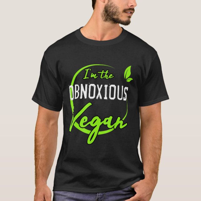 Den påvisbara Vegan-slynne anläggningen baserad på T Shirt (Framsida)