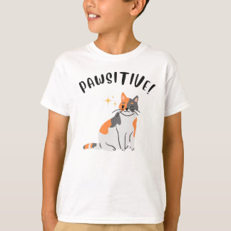 Den PAWSITIVA Katten - Barn T-Shirt