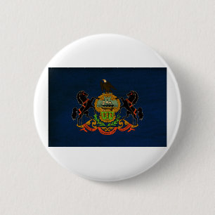 Den Pennsylvania flagga knäppas Knapp