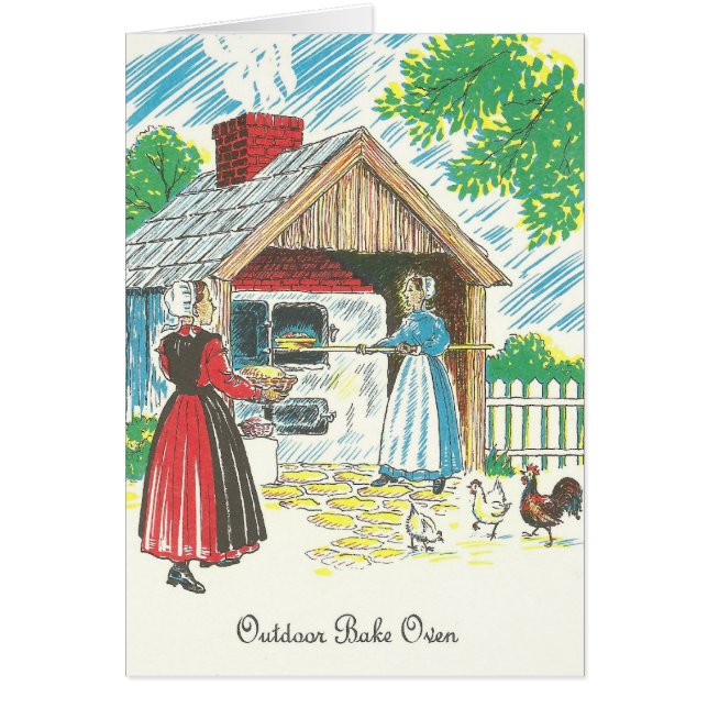 Den Pennsylvania holländare Shoo det klipska OBS Kort (Framsidan)