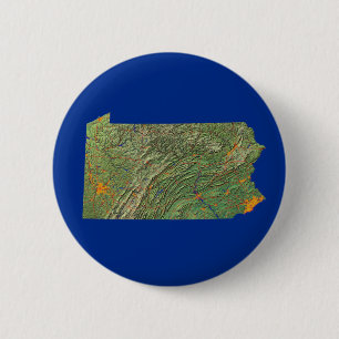 Den Pennsylvania kartan knäppas Knapp