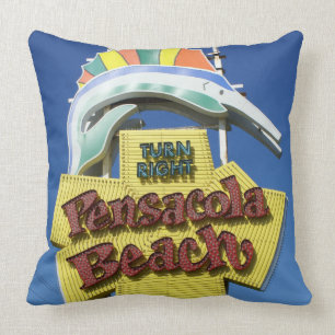 Den Pensacola stranden undertecknar kudder Kudde