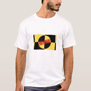 Den pensionerade kraschen testar attrapp t-shirt
