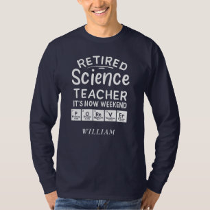 Den pensionerade vetenskapsläraren vid Helg T Shirt
