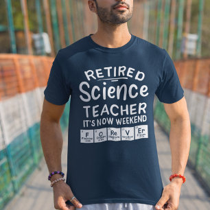 Den pensionerade vetenskapsläraren vid Helg T Shirt