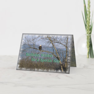 Den Perched Örnen-cutomize någon orsakar Helgkort