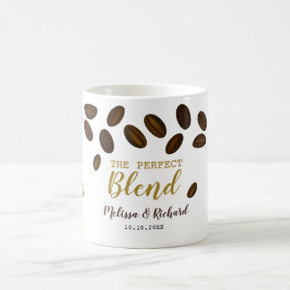 Den Perfekta Blandningen Kaffe Bröllop Brud Och Br Kaffemugg