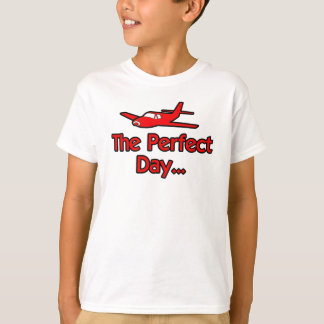 Den perfekta dagens flygplan t shirt