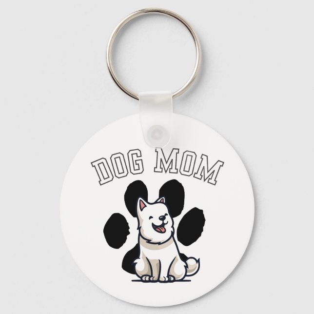 Den perfekta hundmamma-gåvan! 11oz keramikkombokop nyckelring (Framsida)