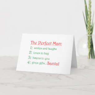 Den perfekta mannen-kort helgkort