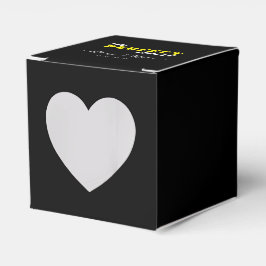 Den PERFEKTA Matchen - Heart 2x2x2 Favor Box Presentaskar