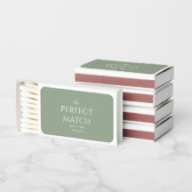 Den perfekta matchen Modern Sage Green Bröllop