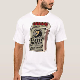 Den Perfekta Matchen Retro Tändsticksask T Shirt