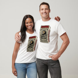 Den Perfekta Matchen Retro Tändsticksask T Shirt