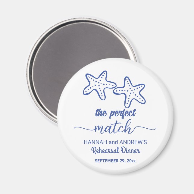 Den perfekta matchen Sjöstjärna Reperetitionsmidda Magnet (Front/Back)