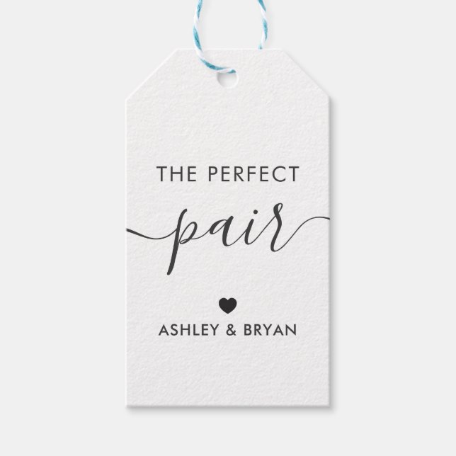 Den perfekta paret-etikett, Hemlagd presentetikett (Framsidan)