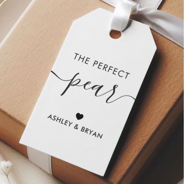 Den perfekta päronetiketten, Hemmagjord presenteti Presentetikett (Skapare uppladdad)