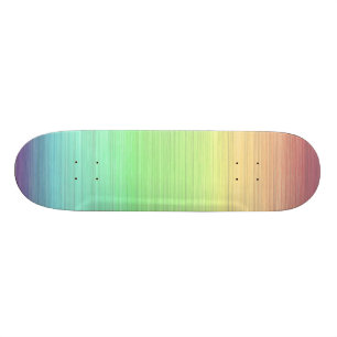 Den perfekta pastellfärgade regnbågen stiger mini skateboard bräda 18,5 cm