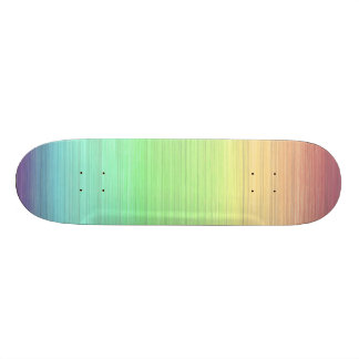 Den perfekta pastellfärgade regnbågen stiger mini skateboard bräda 18,5 cm