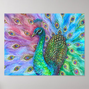 Den perfekta peacock.en poster