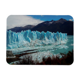 Den Perito Moreno glaciären beklär i Andesna Magnet