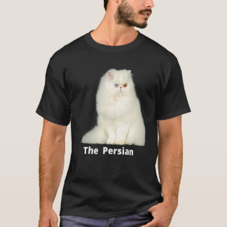 Den persiska katten en av de mest populära kattern t shirt
