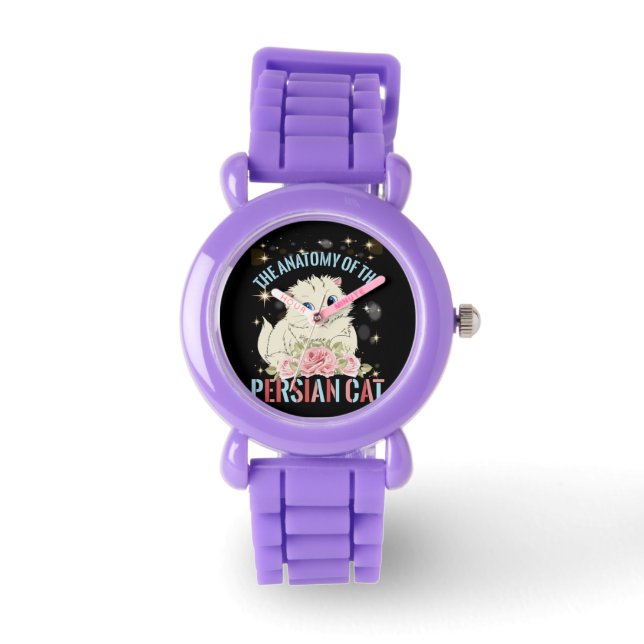Den persiska kattens anatomi armbandsur (Framsida)