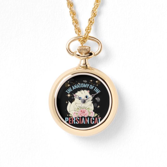 Den persiska kattens anatomi armbandsur (Framsida)