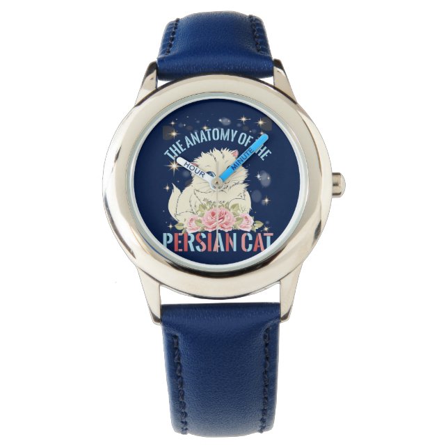 Den persiska kattens anatomi armbandsur (Framsida)