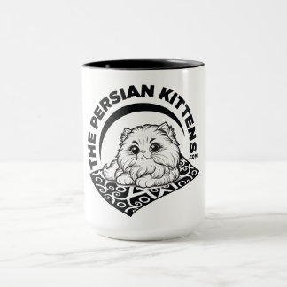 Den persiska kittens Logotyp Mugg 1
