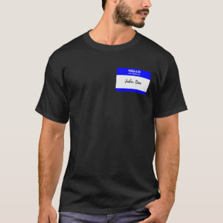 Den personifierade "hejen, mitt namn är (namn) ", tee