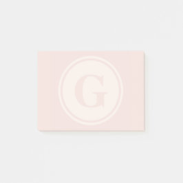 den personifierade monogrampersikan noterar post-it block