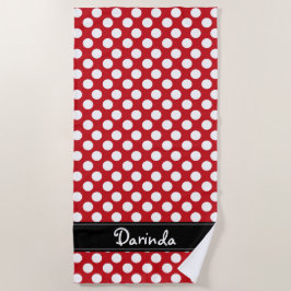 Den personifierade röd och vitpolkaen pricker