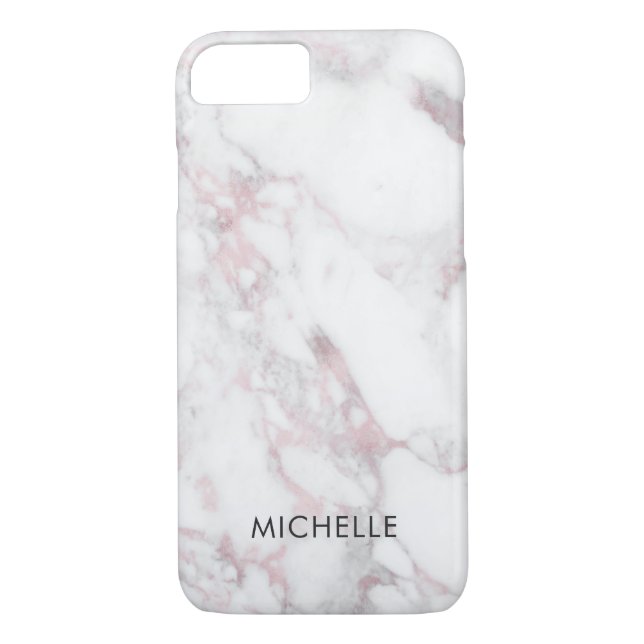 Den personifierade rosamarmoriphonen täcker Case-Mate iPhone skal (Baksida)