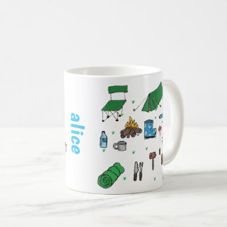 Den personliga campingmuggen för alla utomhusaktiv kaffemugg