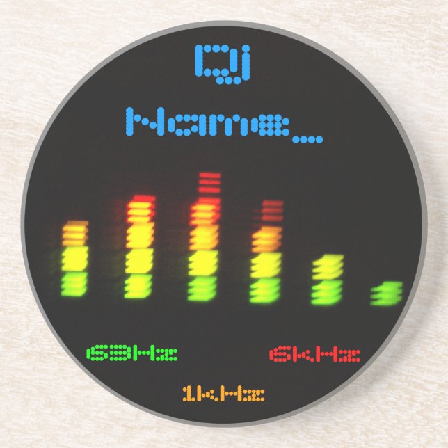 Den personliga utjämnarepuben EQ för Dj - tillfoga Underlägg Sandsten (Framsidan)