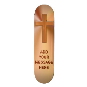 Den personligJesus skateboarden pryder DITT Old School Skateboard Bräda 21,6 Cm