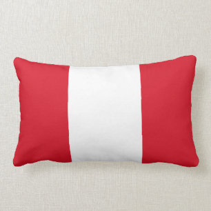 Den peruanska flagga kudder lumbarkudde