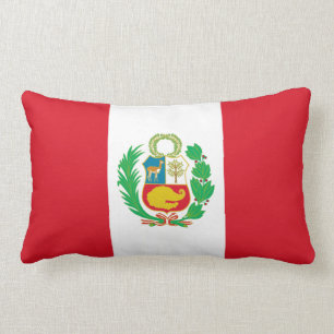 Den peruanska flagga kudder lumbarkudde