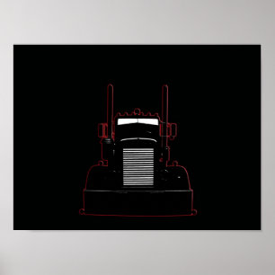 Den Peterbilt nålnäsan redigerar affischen #3 Poster