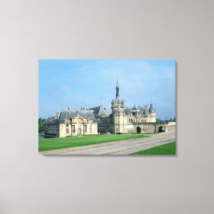 Den Petit chateauen Canvastryck