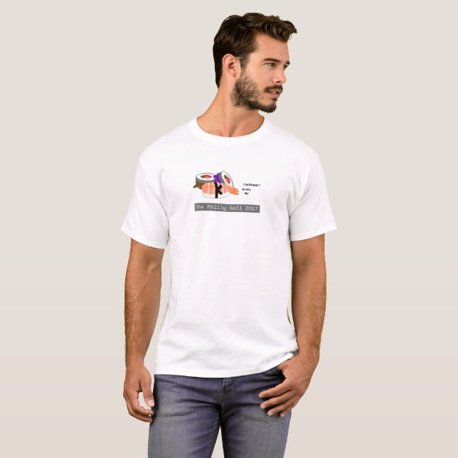 Den Philly rullskjortan T-shirt (Hel framsida)